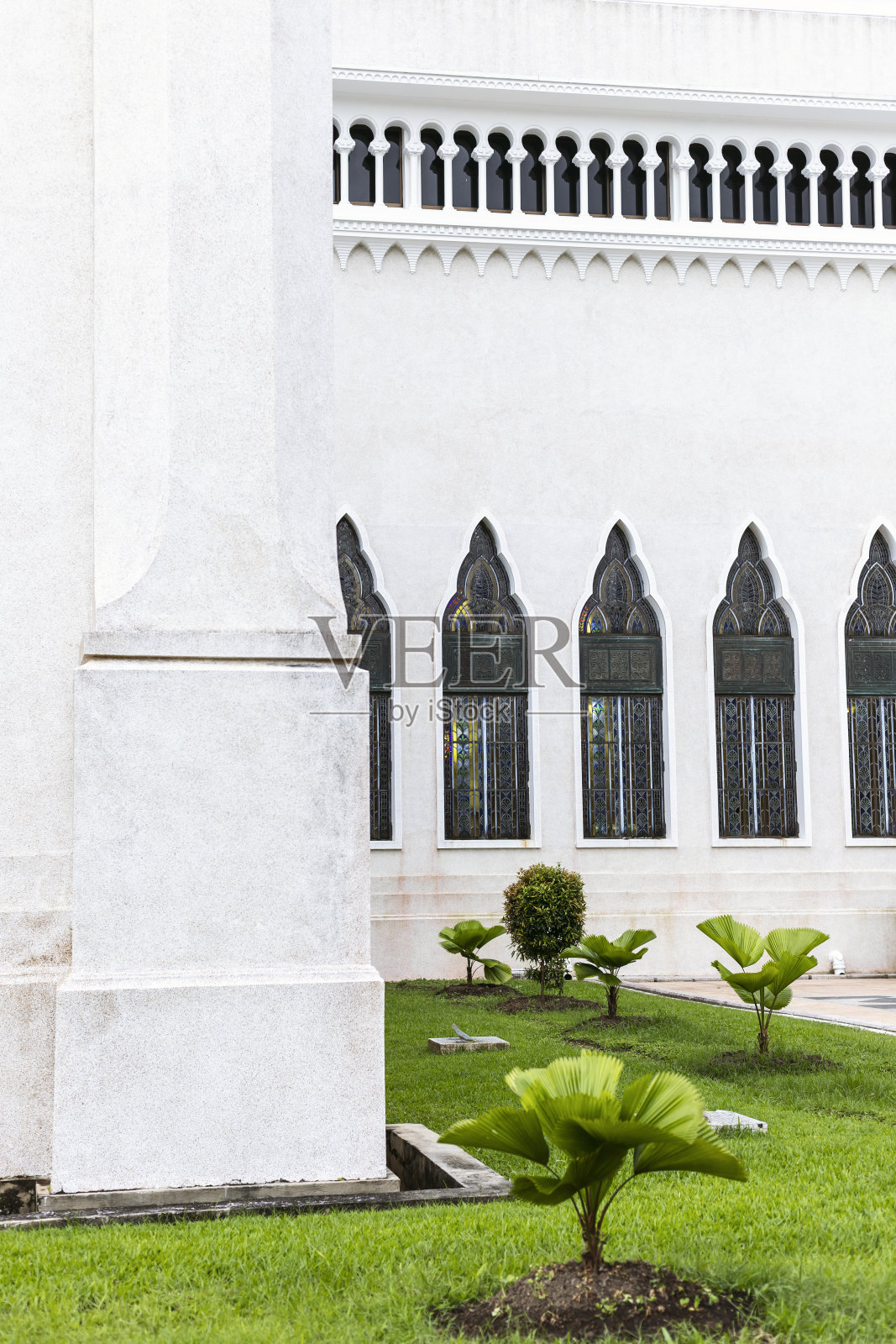 Omar Ali Saifuddien清真寺，斯里巴加湾市，文莱达鲁萨兰国照片摄影图片