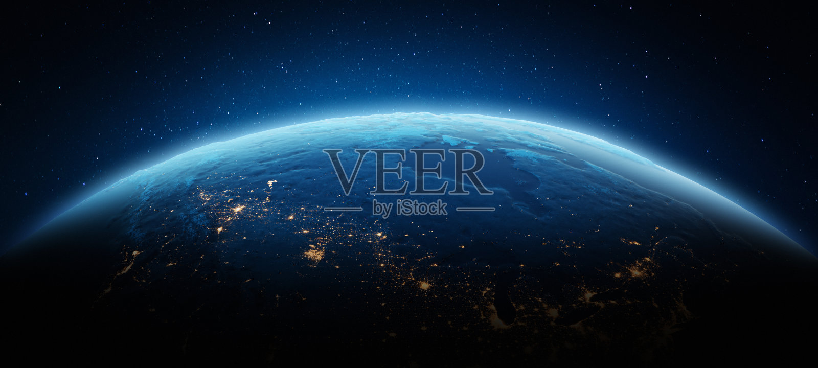 加拿大城市灯光照片摄影图片