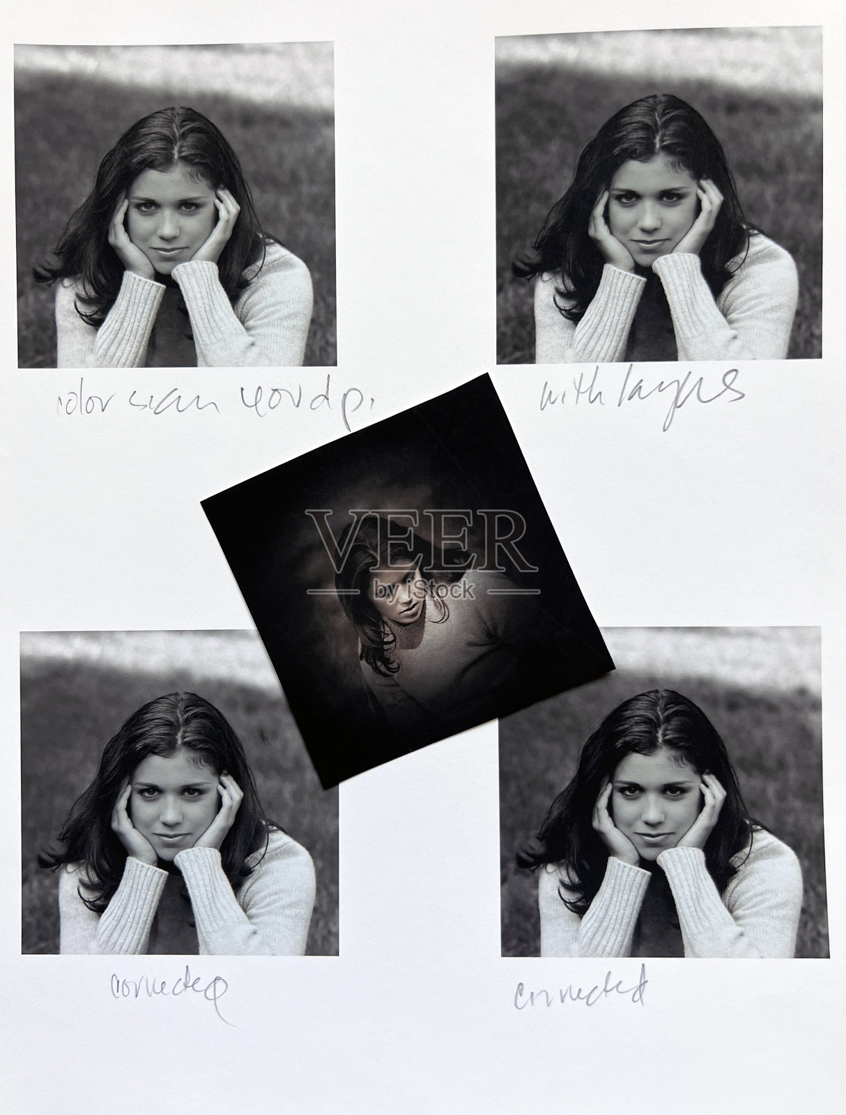 黑白肖像版画2000年照片摄影图片