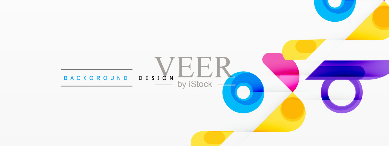 圆最小的抽象背景设计插画图片素材