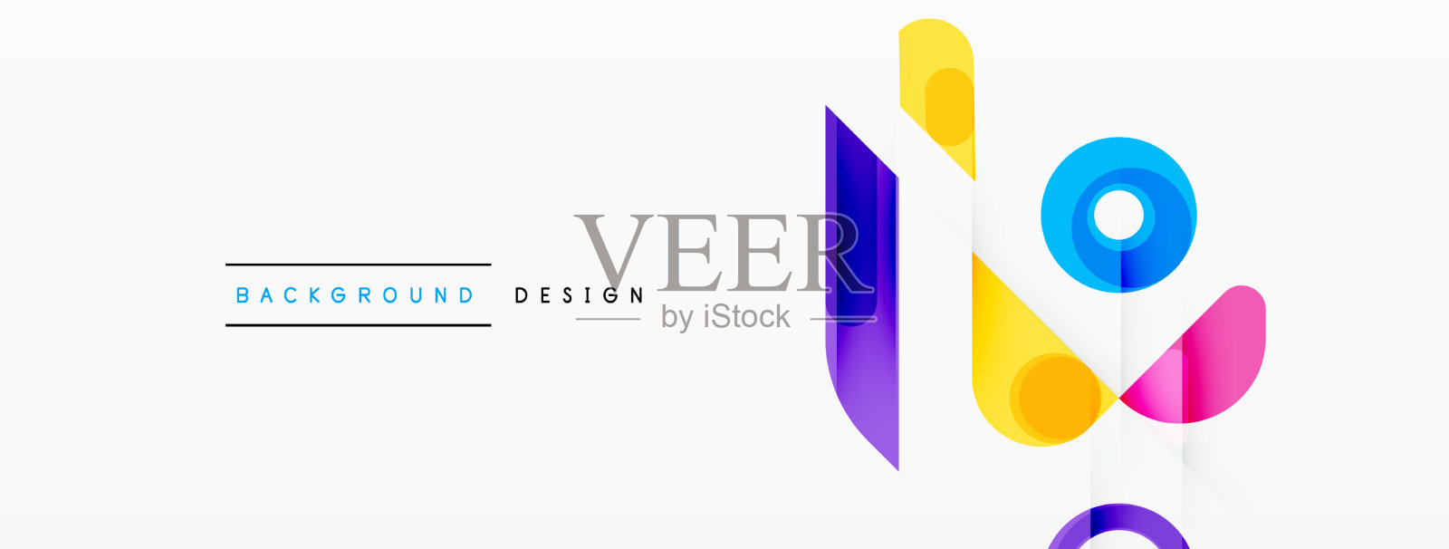 圆最小的抽象背景设计插画图片素材