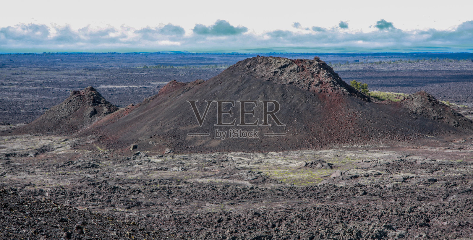 爱达荷州月球国家纪念碑的环形山照片摄影图片