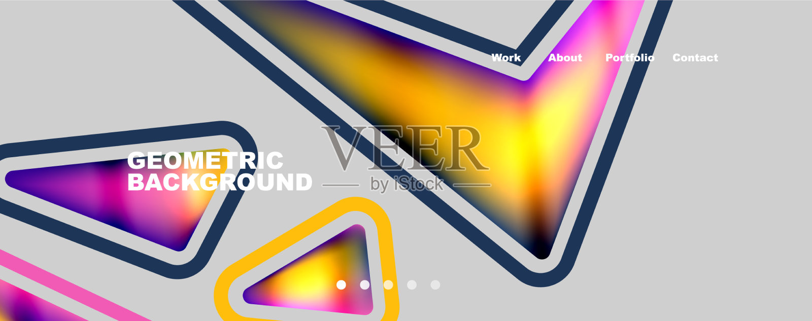 几何形状的极简抽象背景插画图片素材