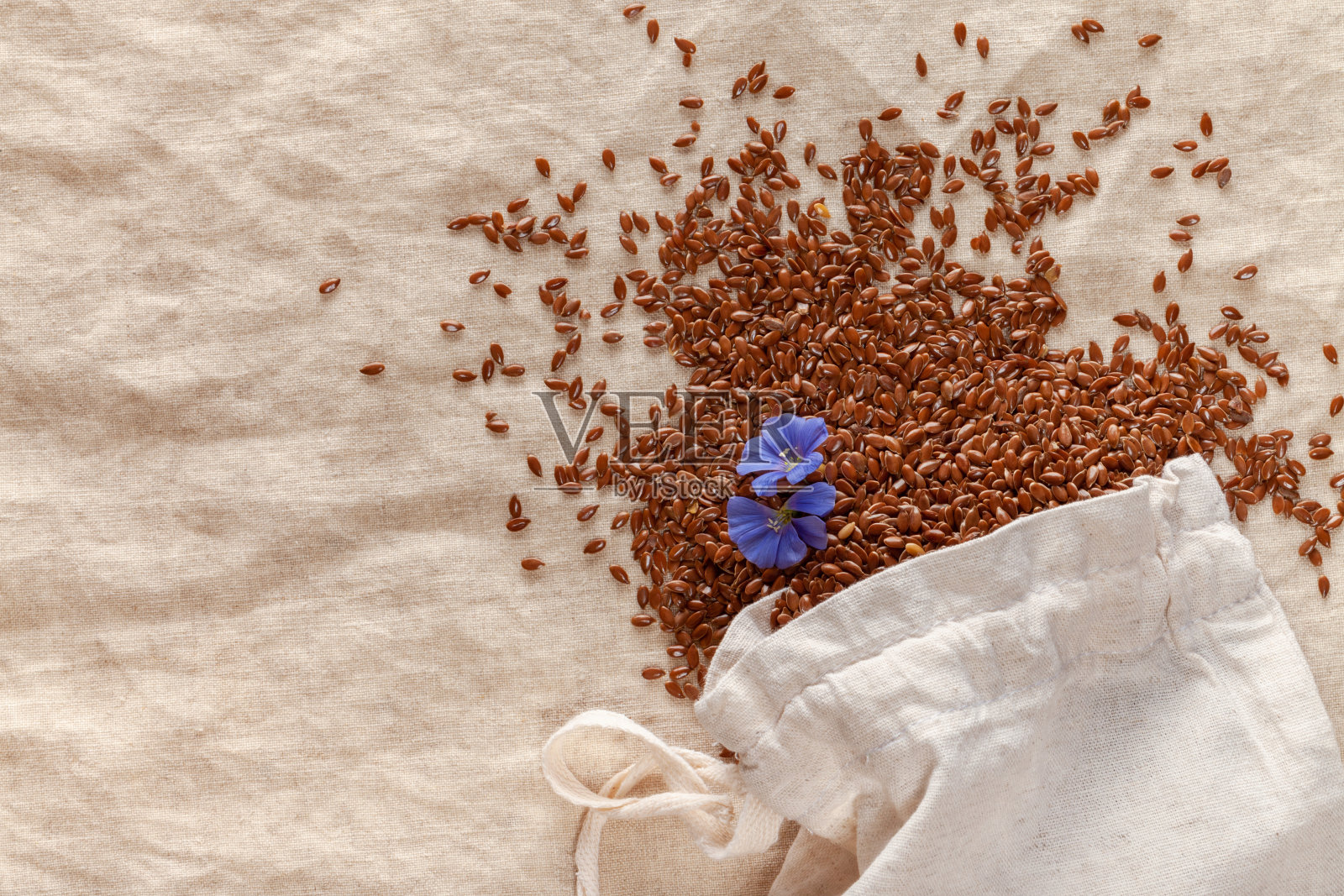 亚麻籽照片摄影图片