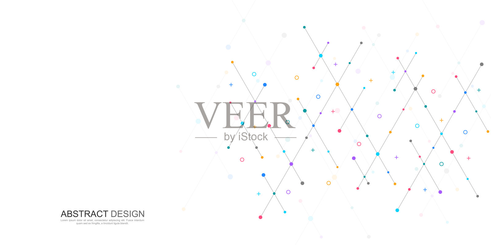 以抽象几何为背景的现代设计创意。极简的矢量纹理与多边形图案插画图片素材