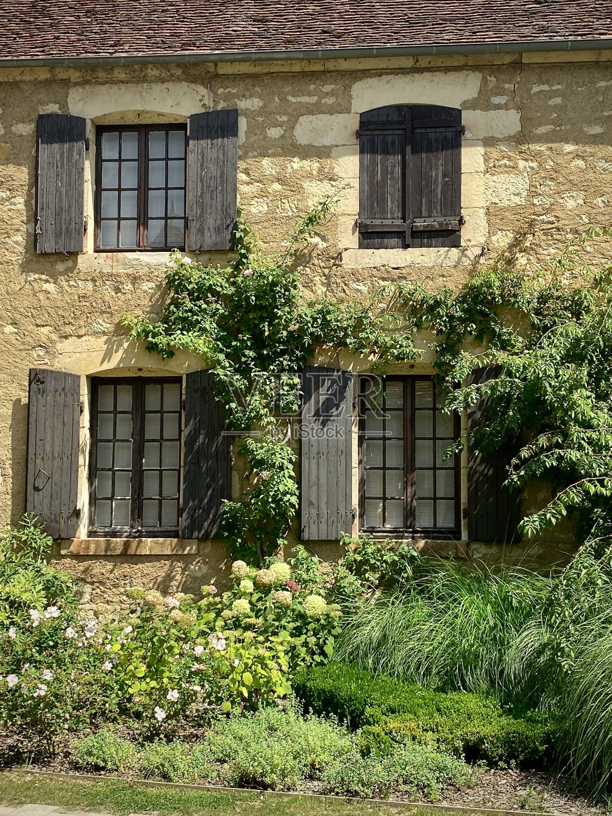 法式乡间别墅照片摄影图片