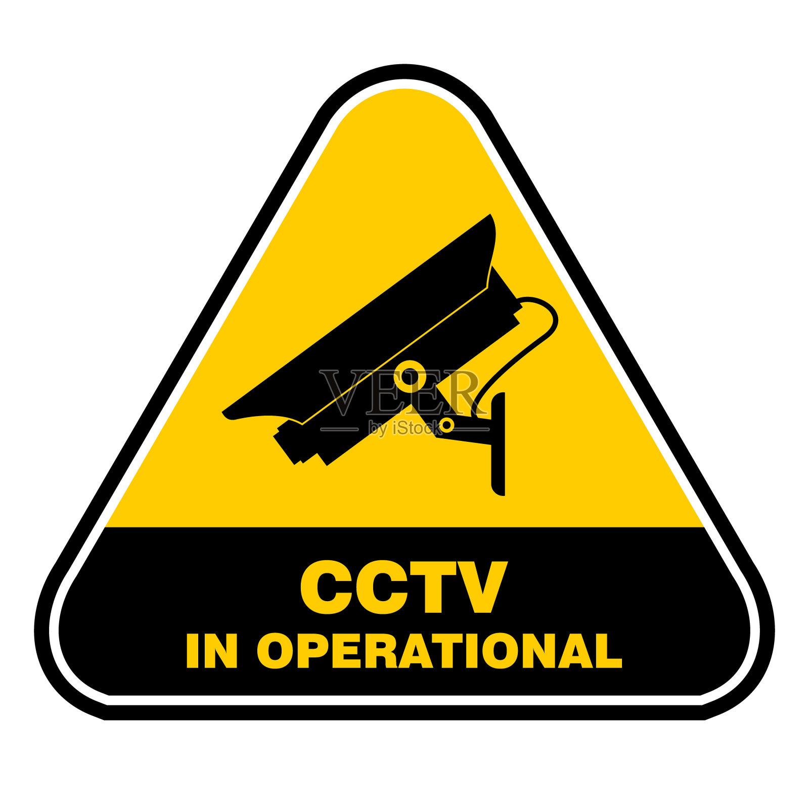 闭路电视启动，指示方向插画图片素材