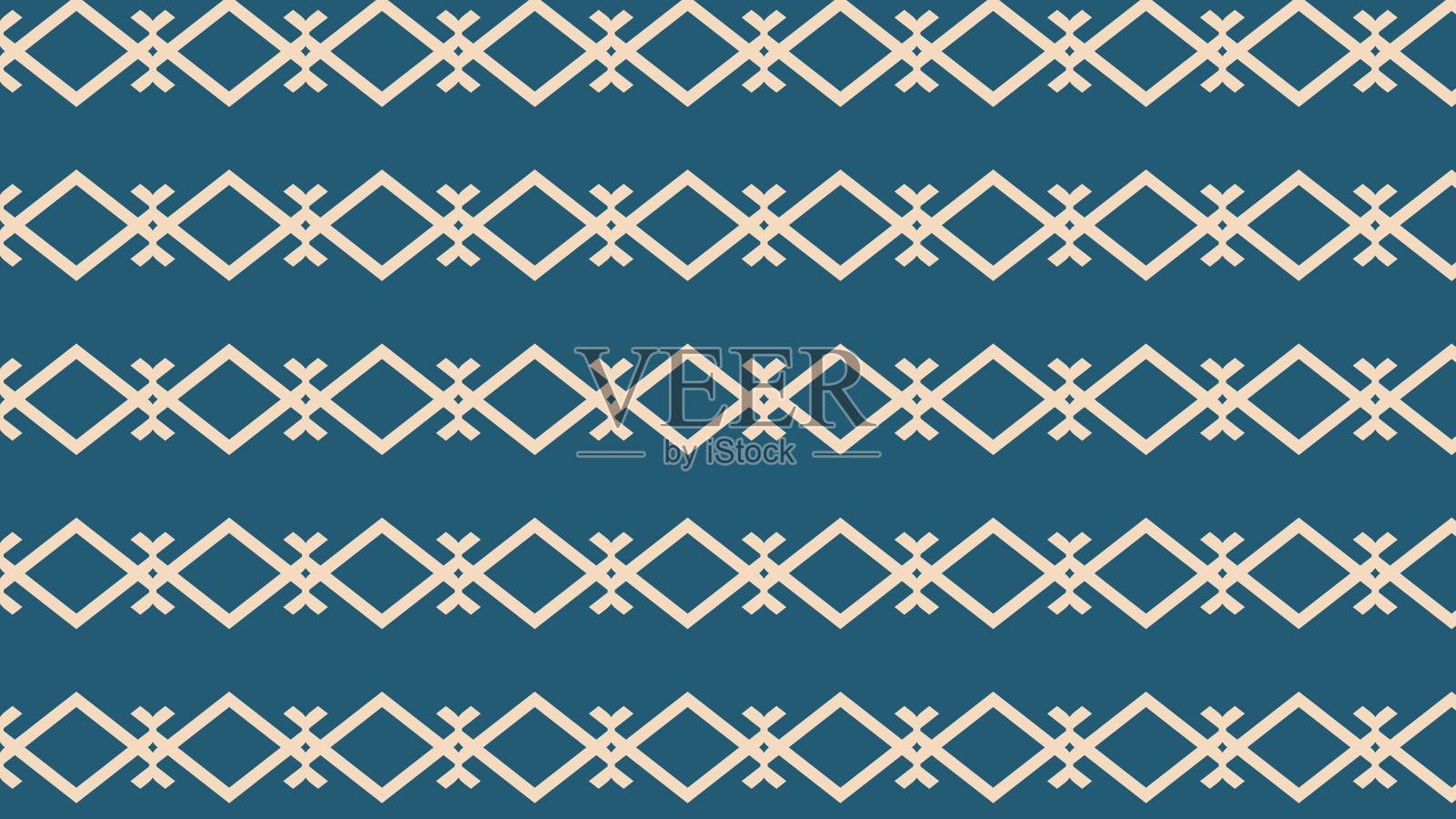 无缝抽象几何图案插画图片素材