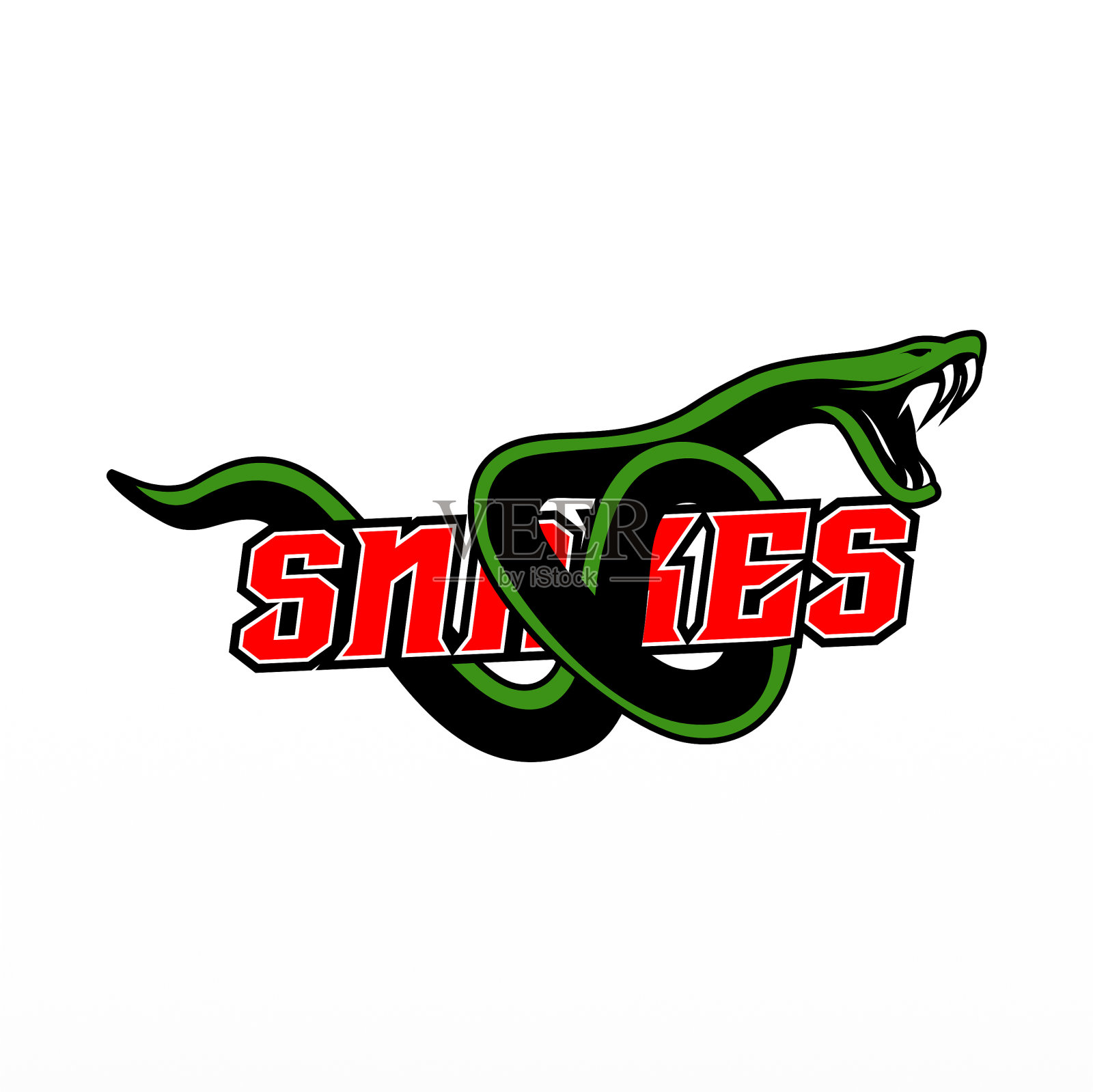 蛇标志设计模板插画图片素材