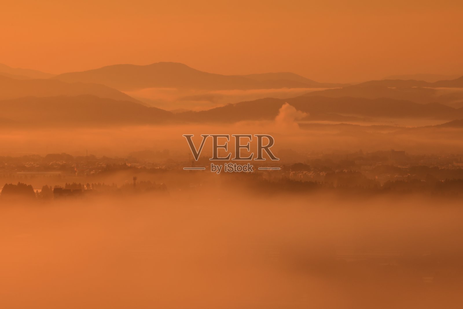 黎明的乡村风景照片摄影图片