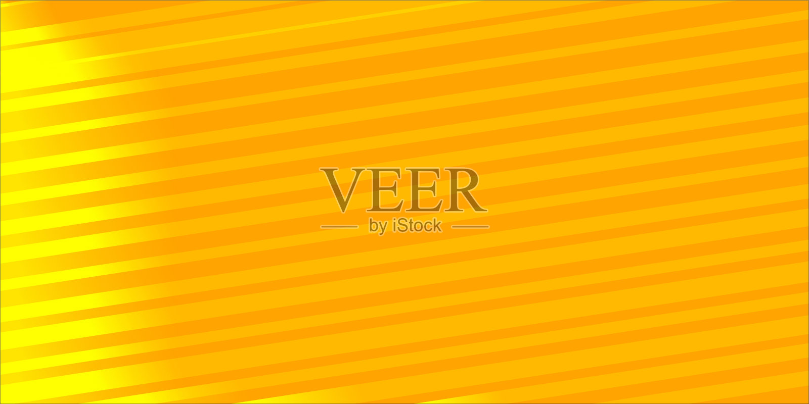 抽象的橙色背景与线条插画图片素材