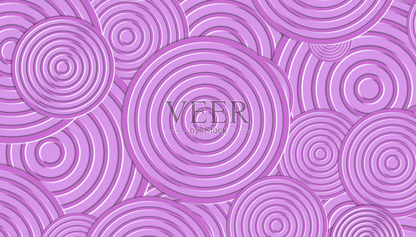 同心圆-多层圆形的抽象背景-粉红色照片摄影图片