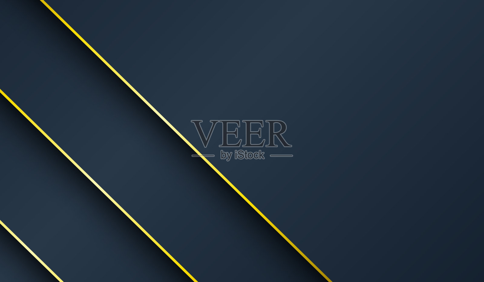 典雅豪华的3d黑纸背景插画图片素材