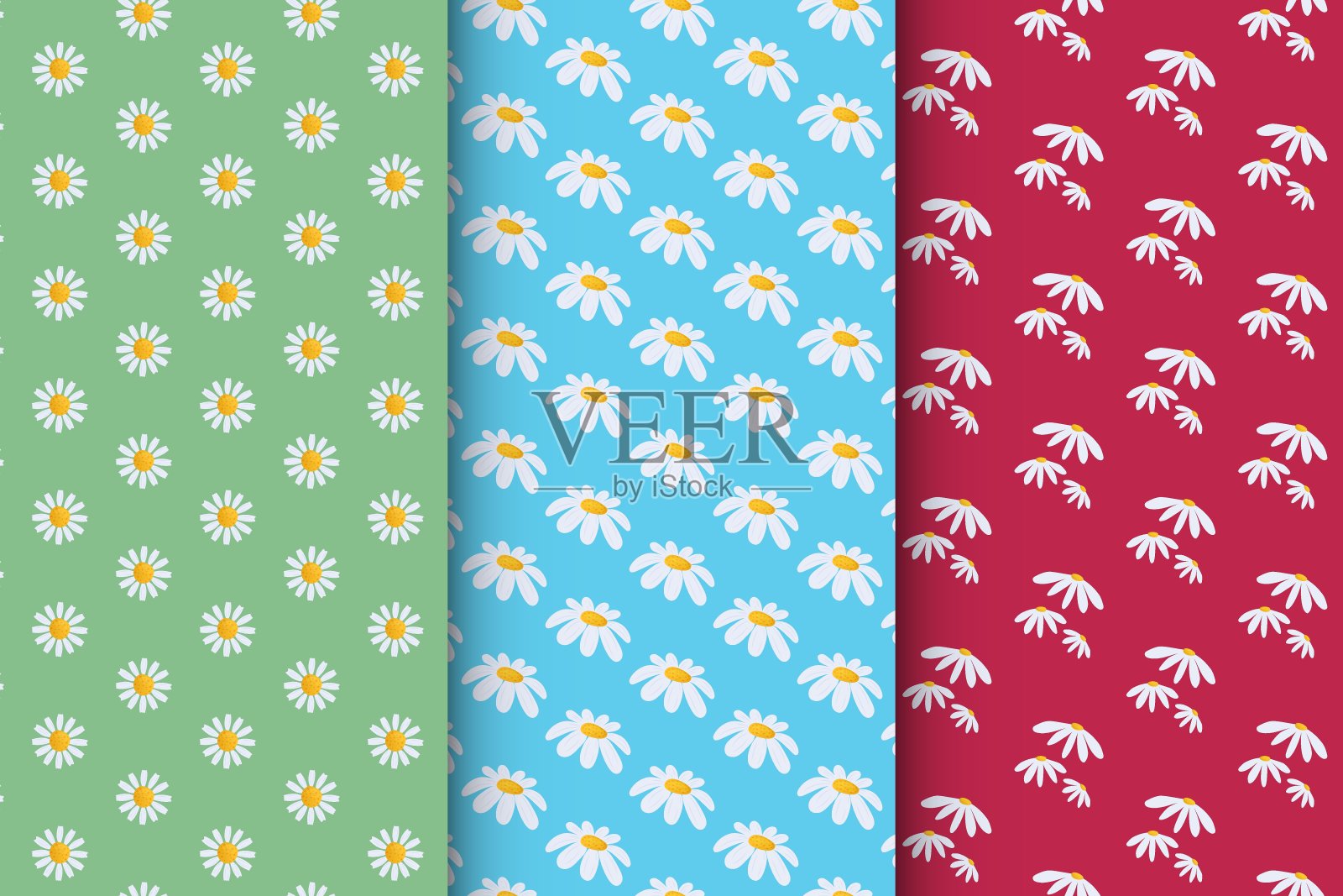 奢华的花朵图案，在明亮的背景上插画图片素材