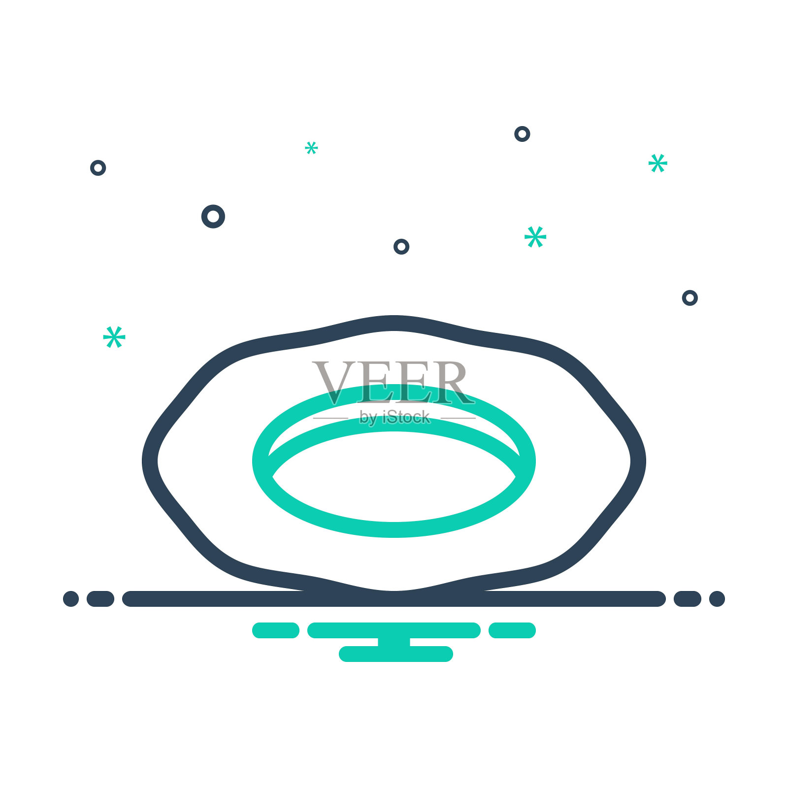 洞孔插画图片素材