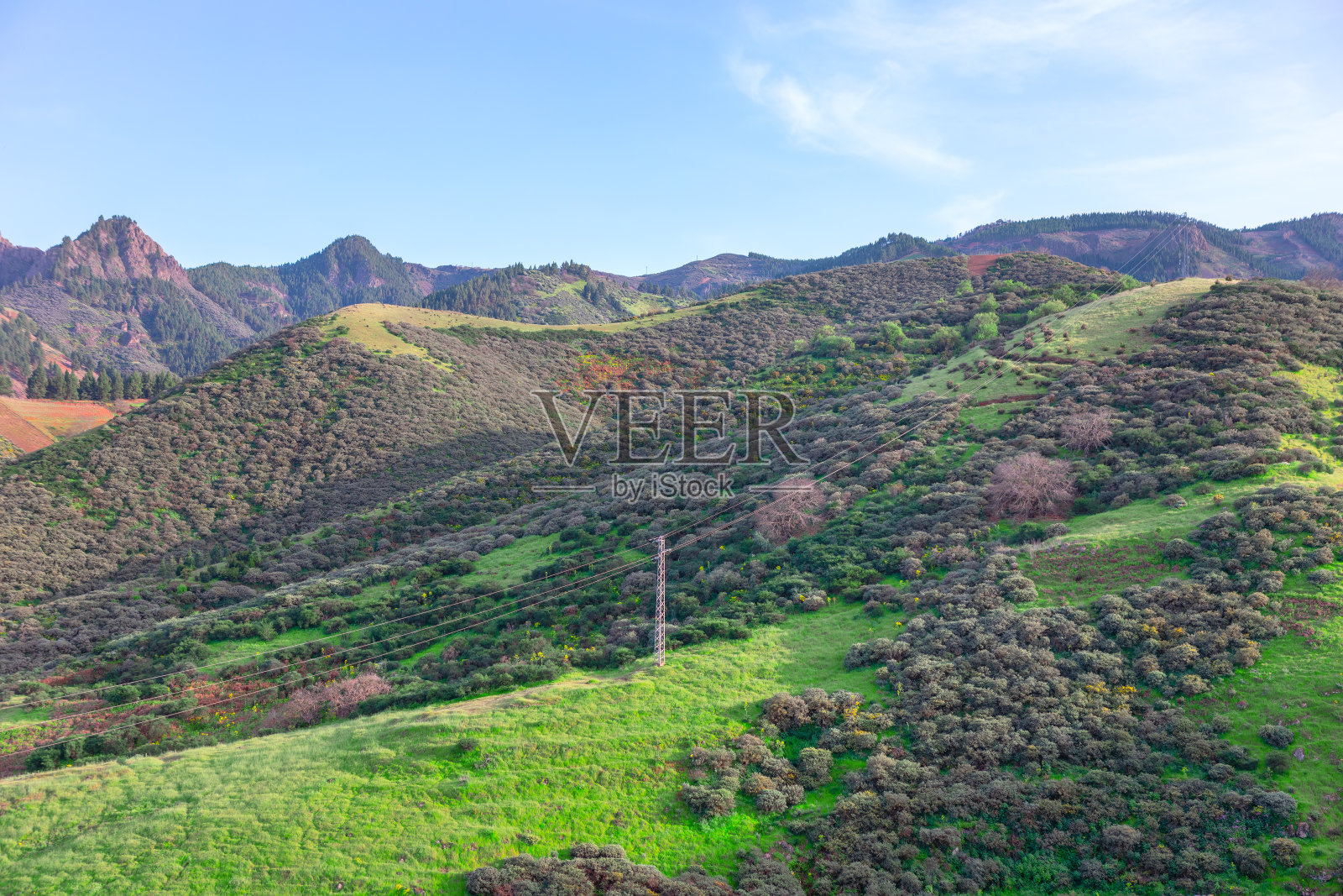 乡村青山风光照片摄影图片