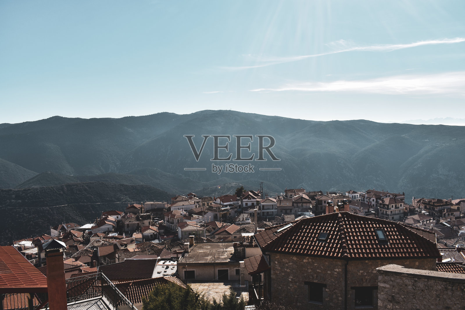 的观点Arachova照片摄影图片