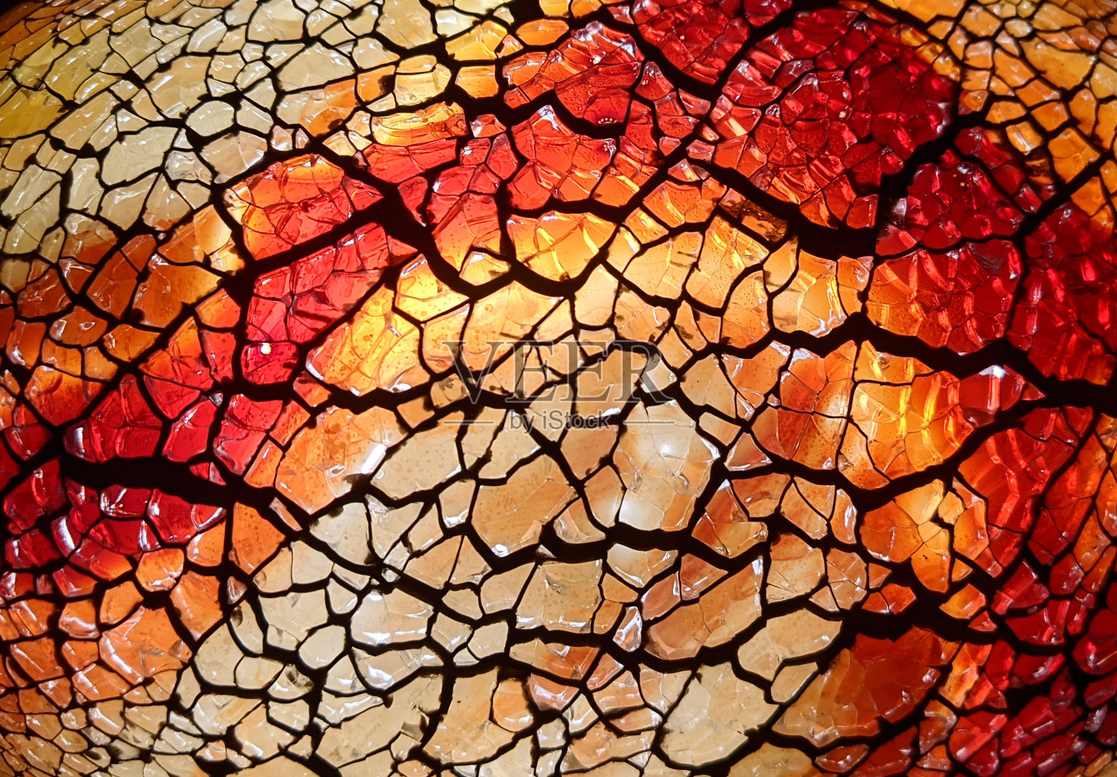 抽象破碎的彩色玻璃照片摄影图片