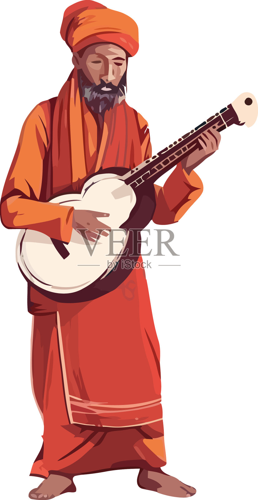 吉他手弹原声吉他设计元素图片