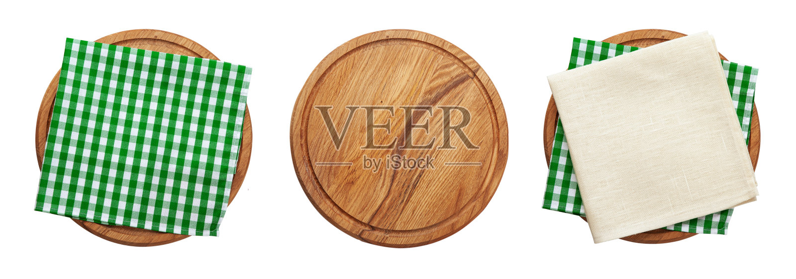 空披萨板和餐巾纸停止查看孤立照片摄影图片