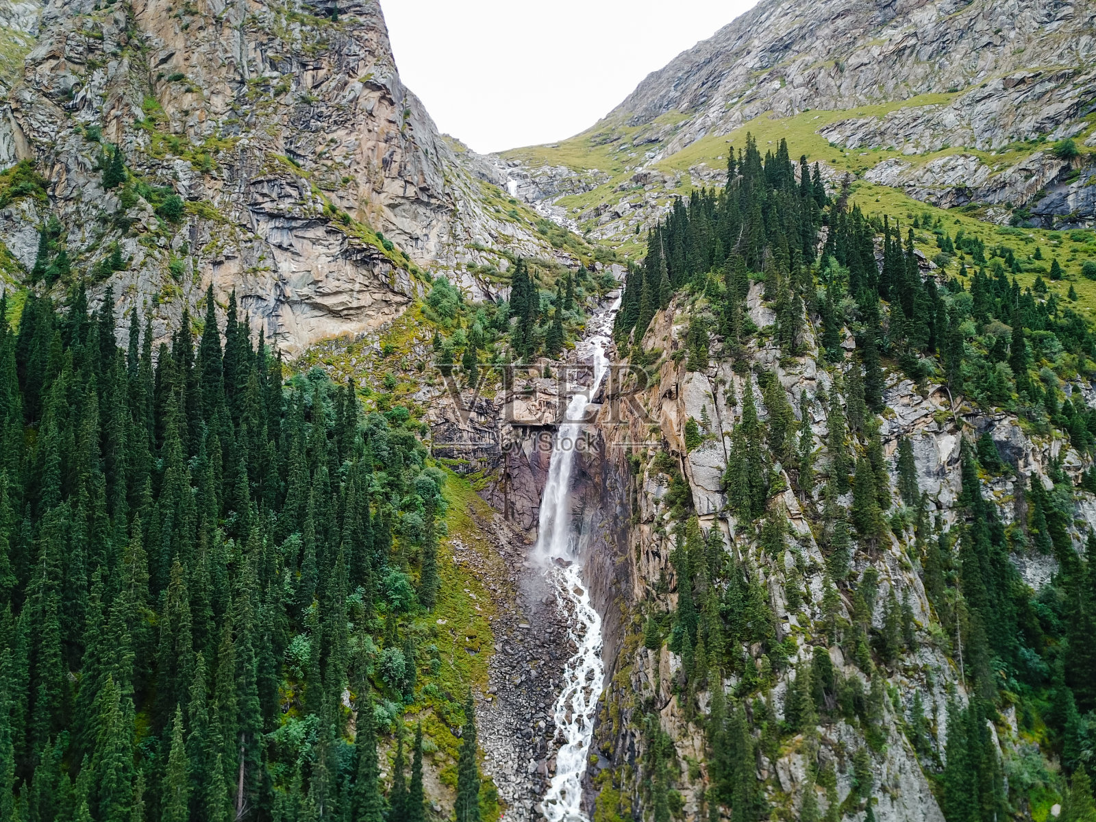 山瀑布照片摄影图片