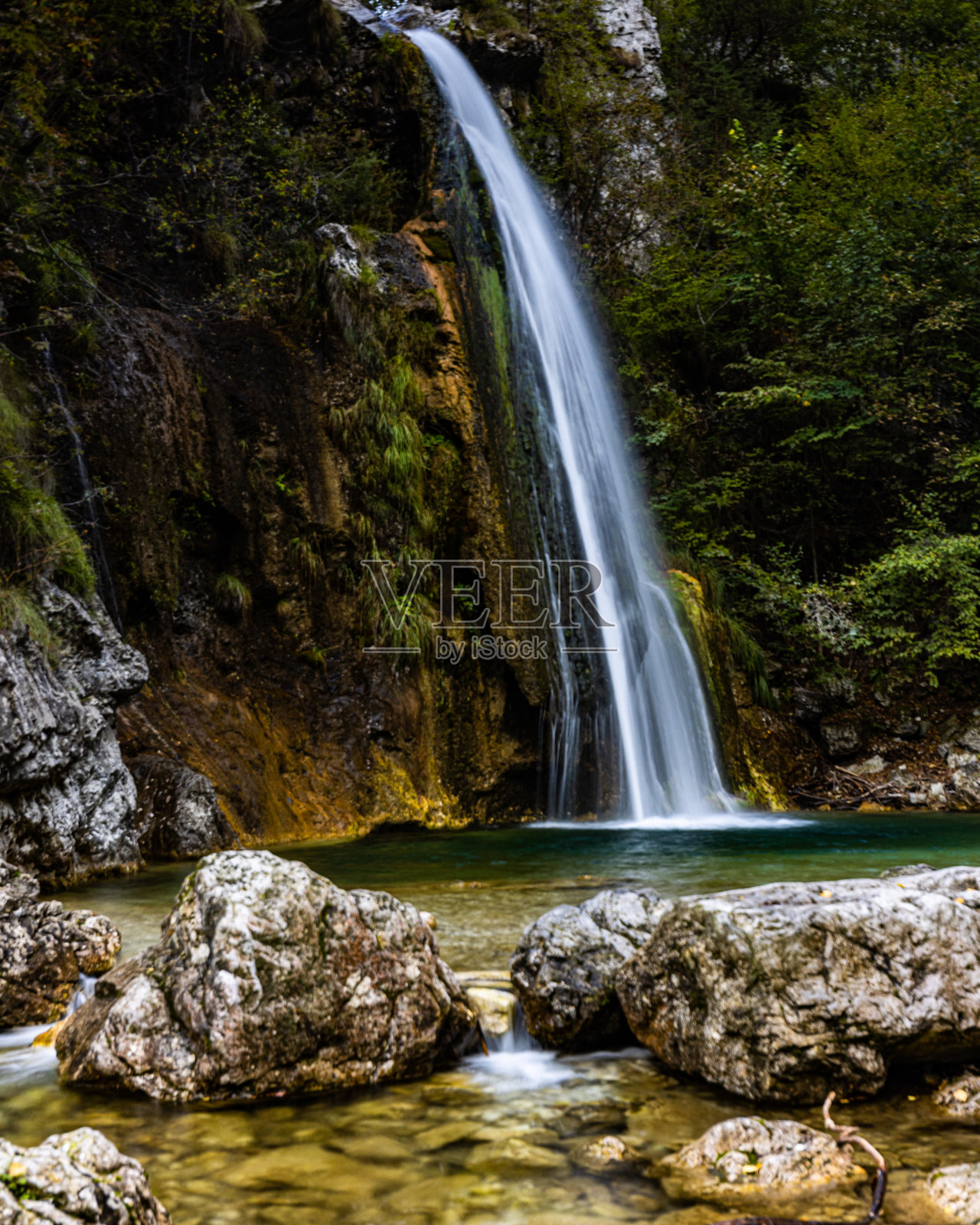 瀑布照片摄影图片