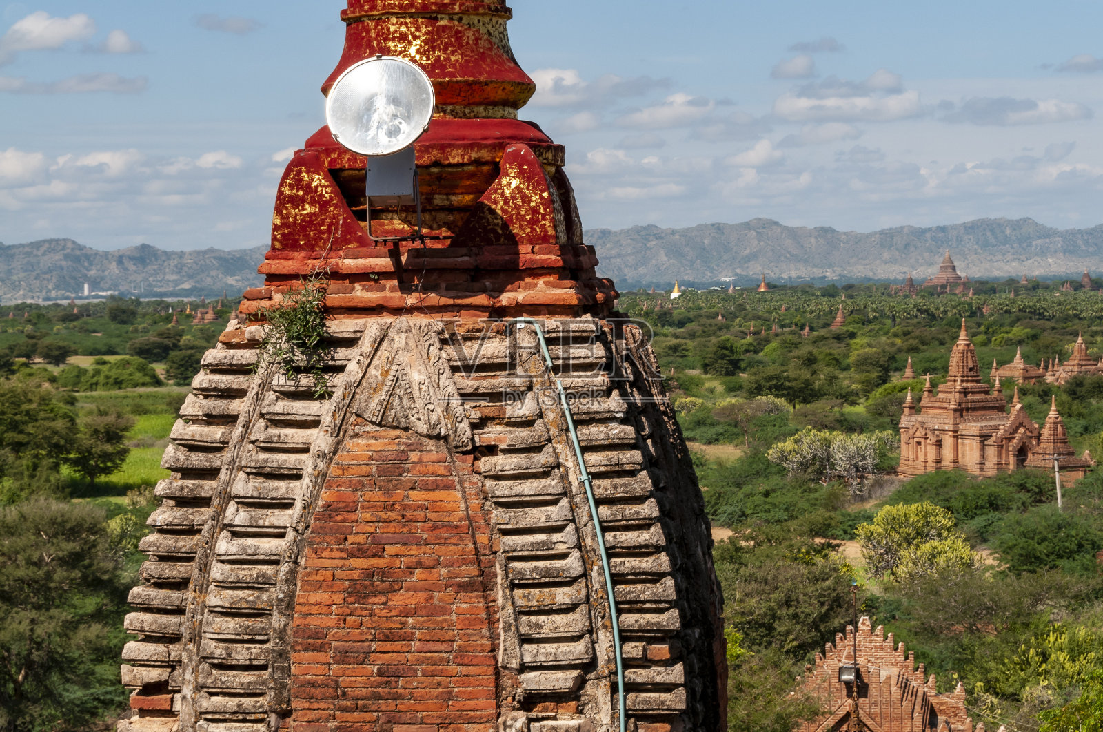 蒲甘佛塔的细节照片摄影图片