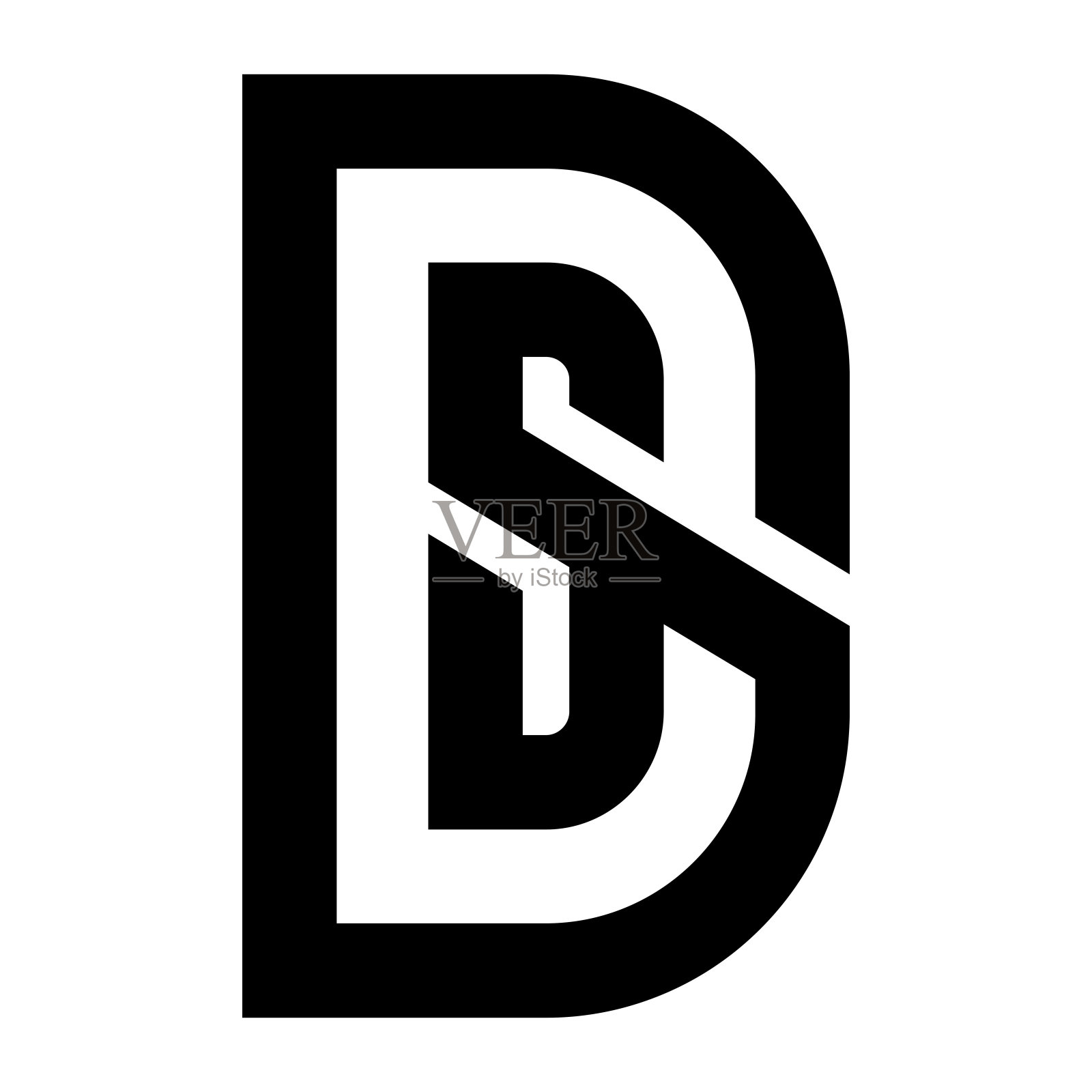 专业创新初始SD标识和DS标识。字母SD或DS最小优雅的字母组合。优质商业艺术字母符号和标志插画图片素材