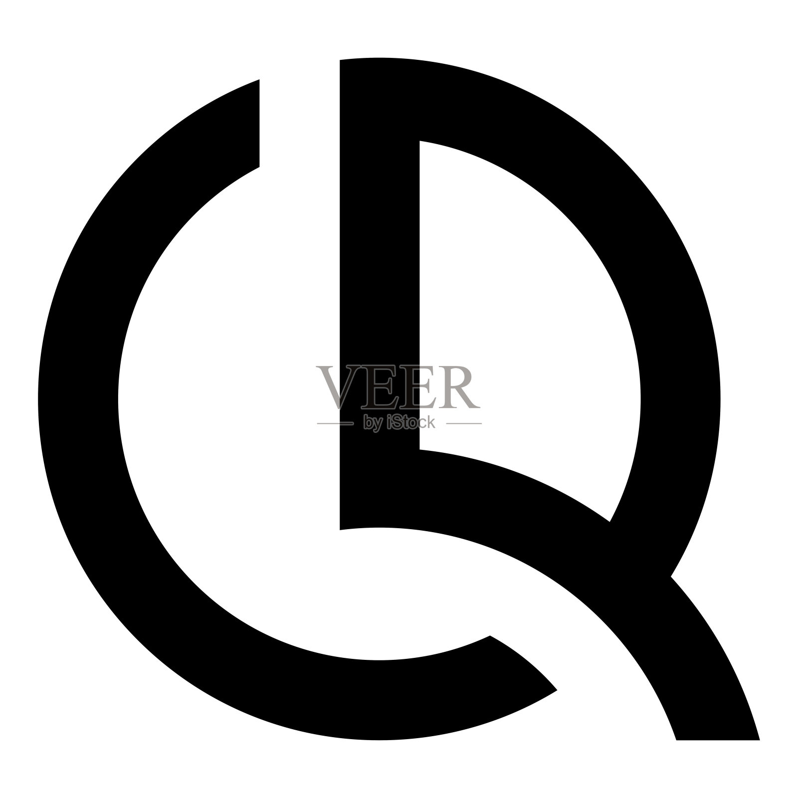 专业创新初始CR标识和RC标识。字母CR或RC最小优雅的字母组合。优质商业艺术字母符号和标志插画图片素材