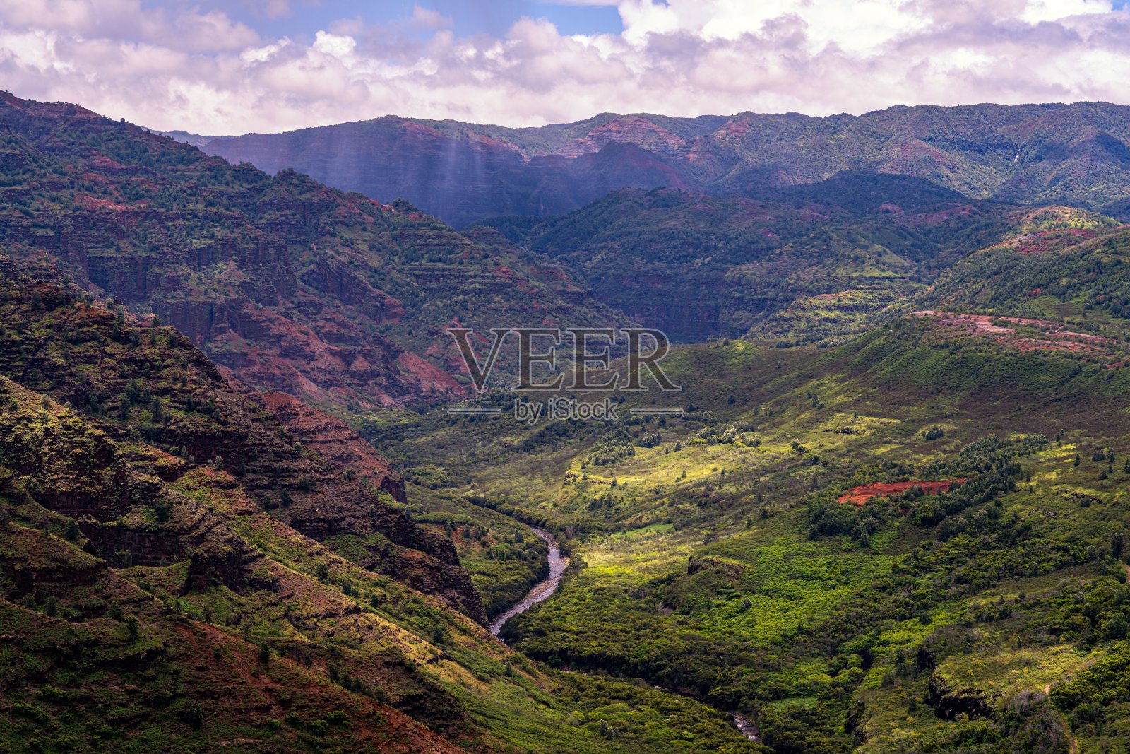 青山绿水鸟瞰图照片摄影图片