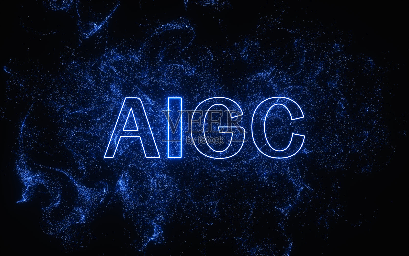 AIGC概念3D渲染标志照片摄影图片