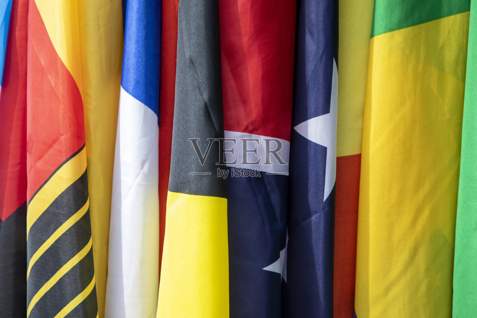 旗帜特写照片摄影图片