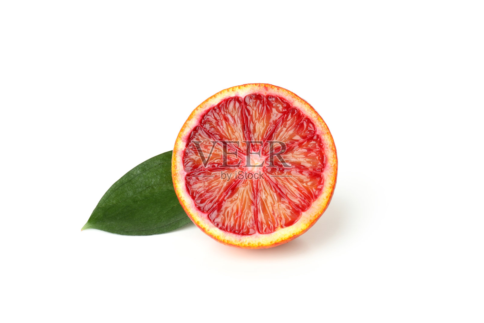 概念柑橘与红橙孤立在白色背景照片摄影图片