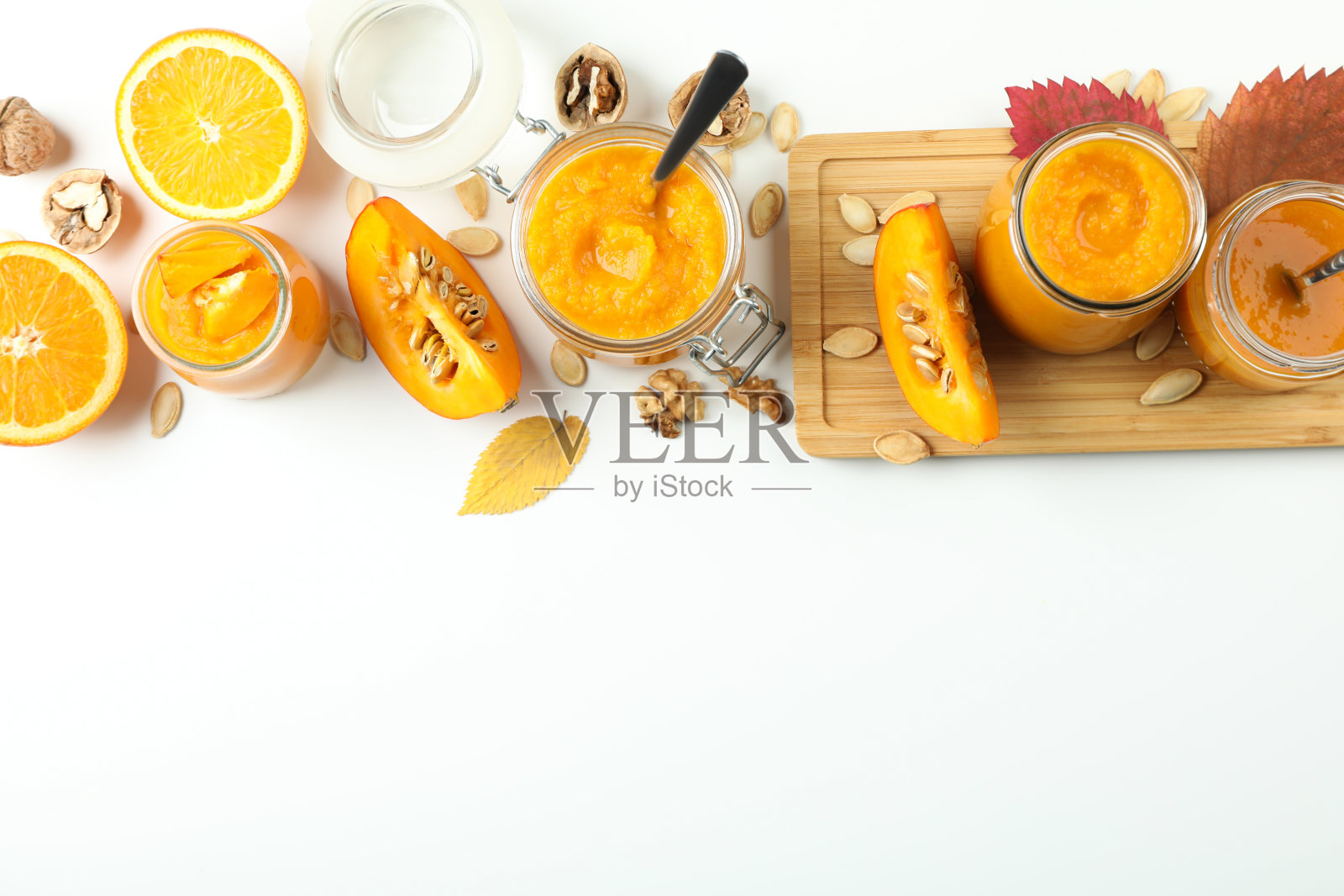 美食概念，南瓜酱，文字空间照片摄影图片