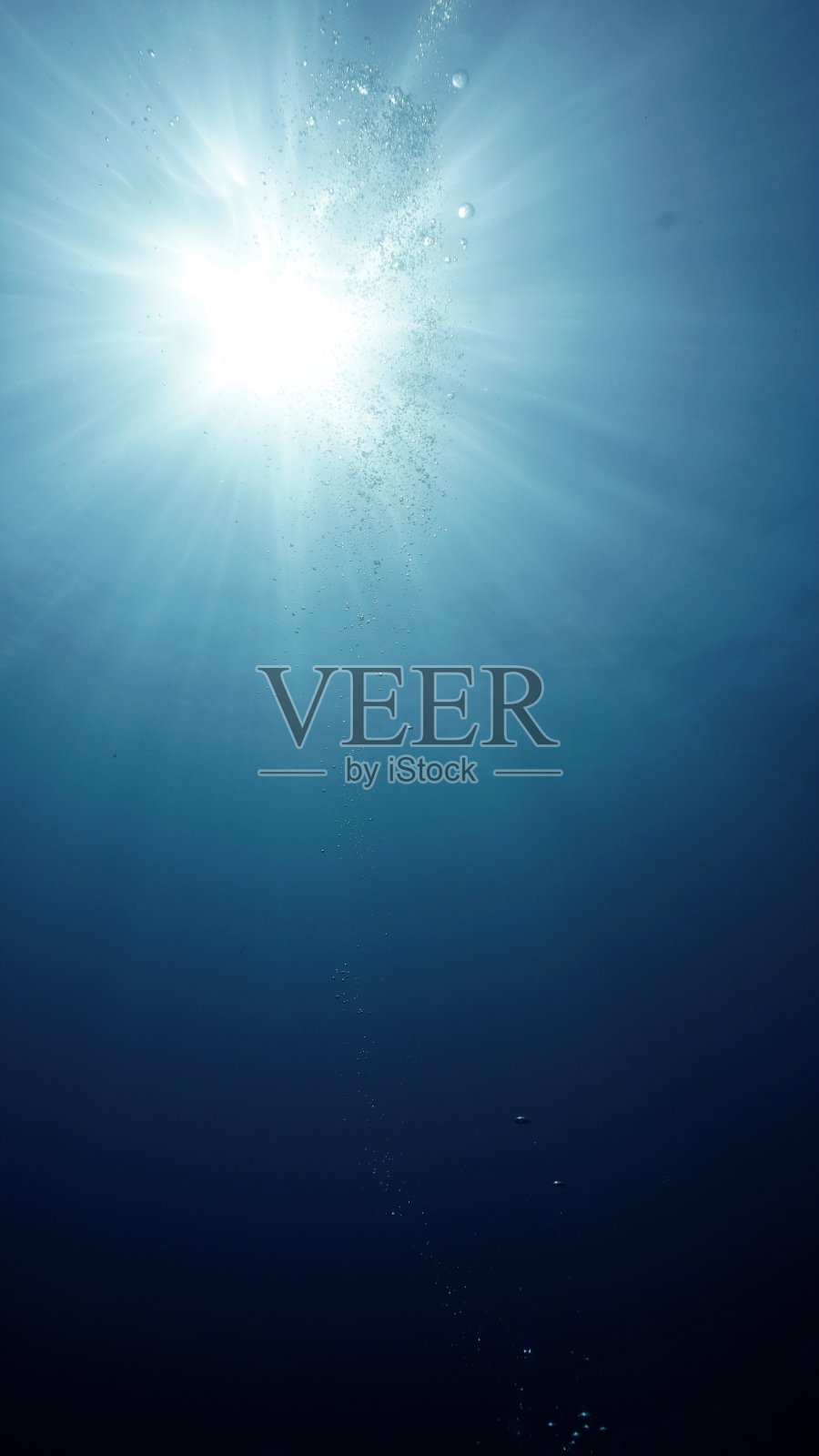 阳光在水下照片摄影图片