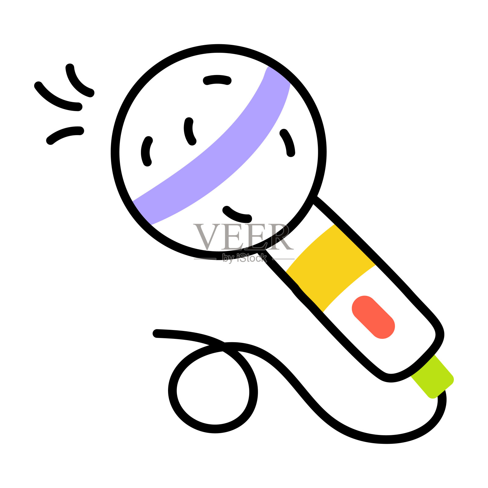 麦克风唱歌插画图片素材