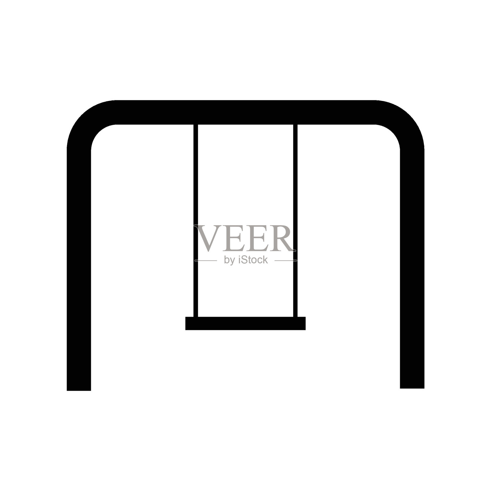 摇摆图标矢量插画图片素材