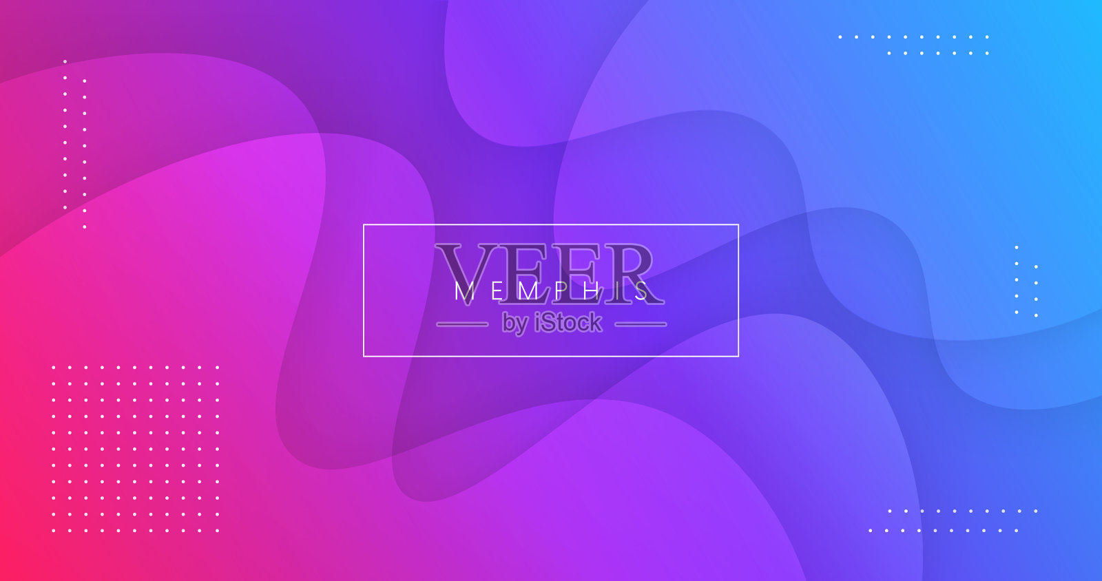 具有流体形状设计的抽象背景插画图片素材