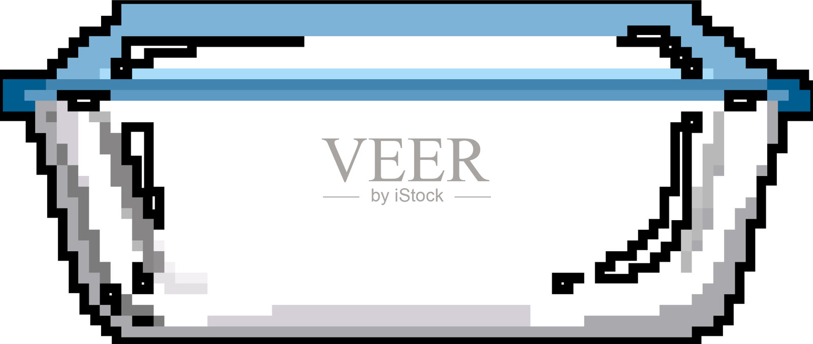 空玻璃容器游戏像素美术设计元素图片