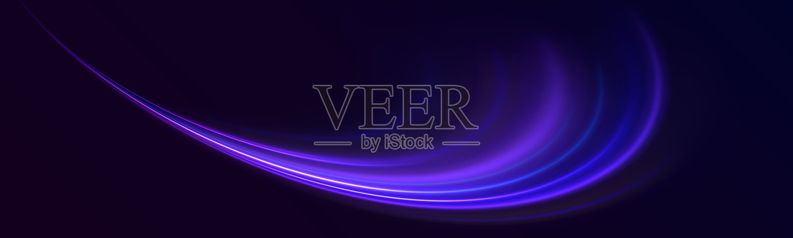 5 .霓虹背景蓝色插画图片素材