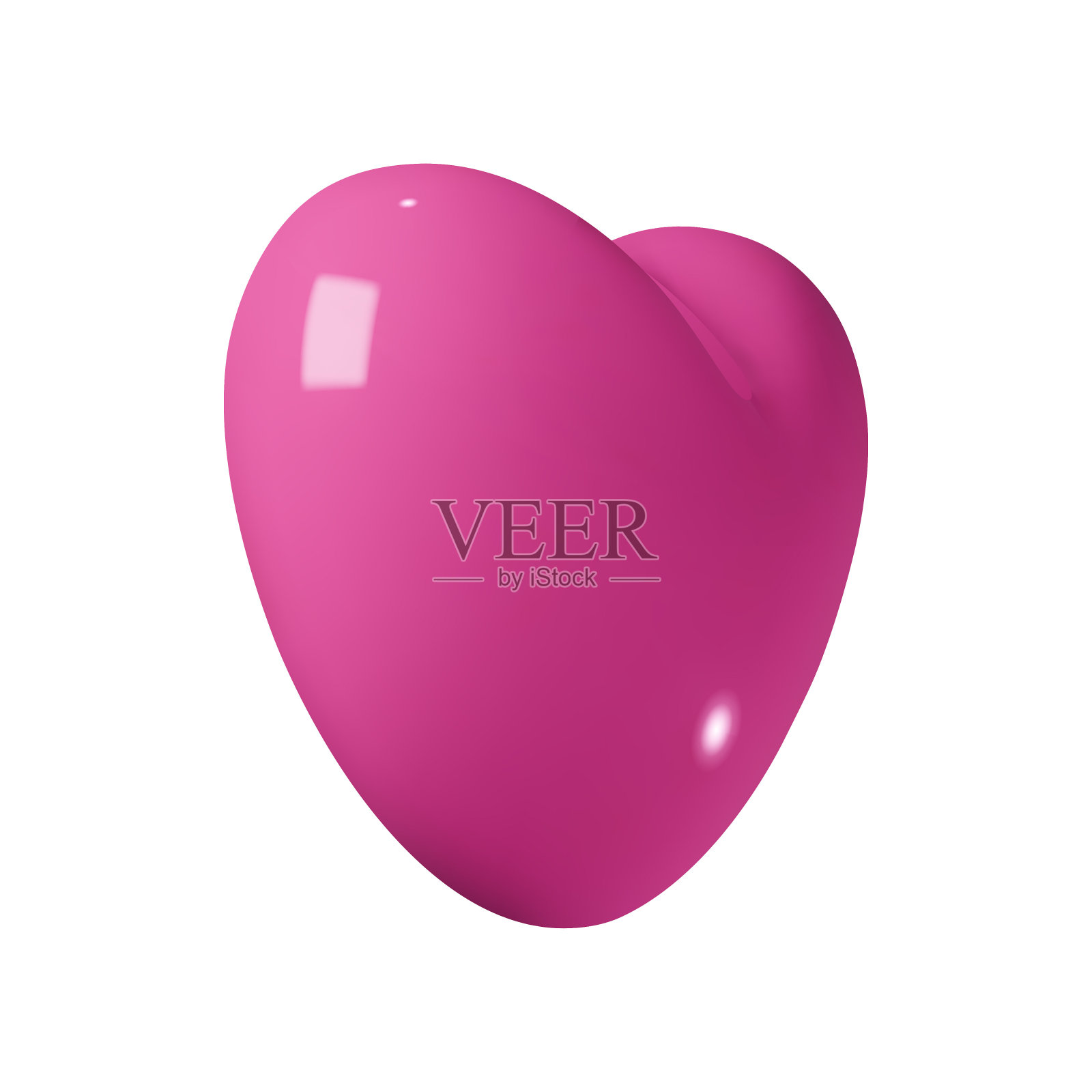 三维心脏旋转插画图片素材