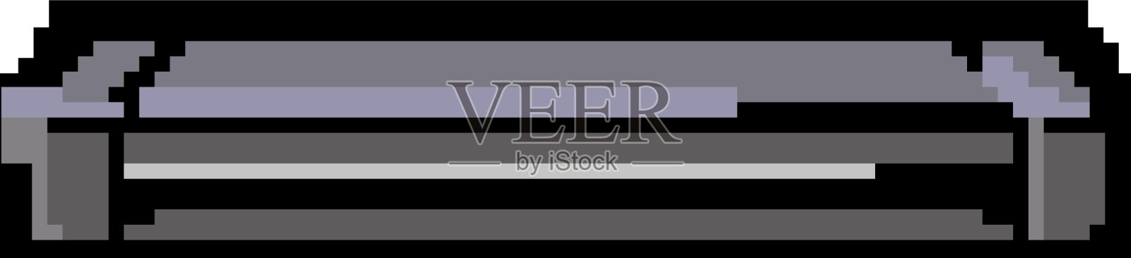 纸质扫描仪记录游戏像素图像插画图片素材