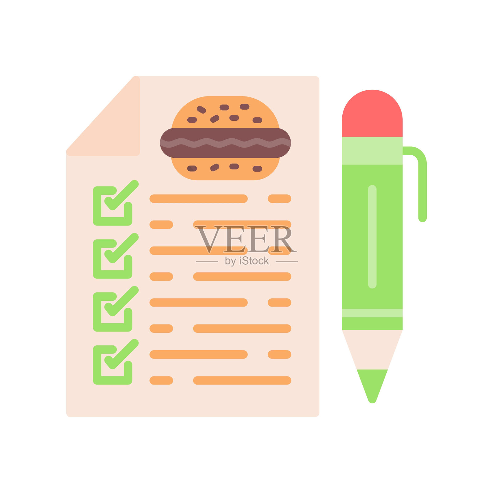 订单图标插画图片素材