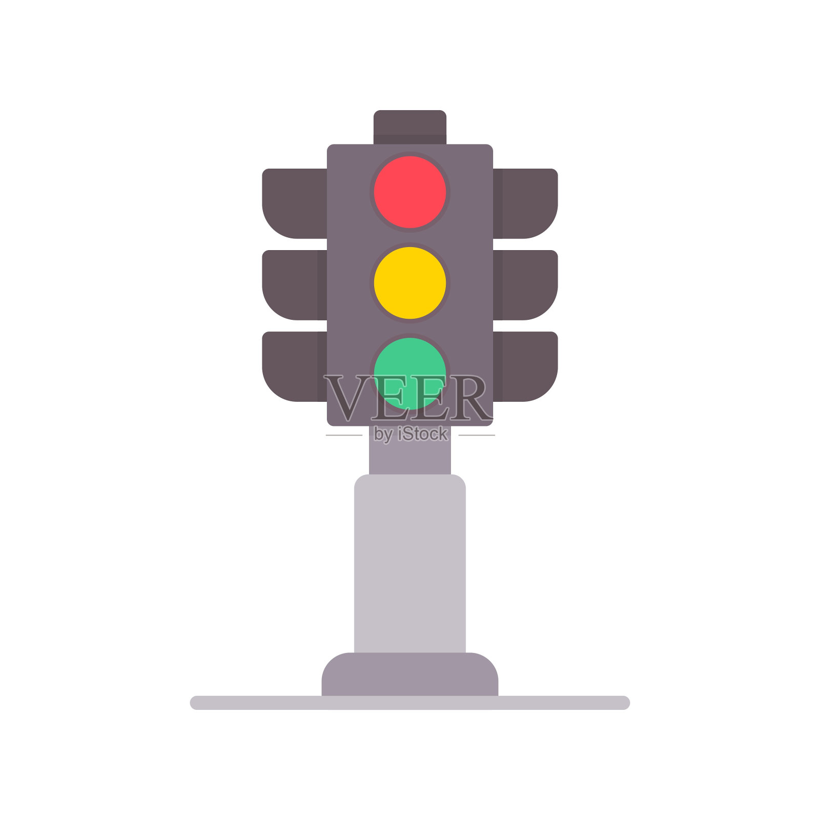 交通灯图标插画图片素材