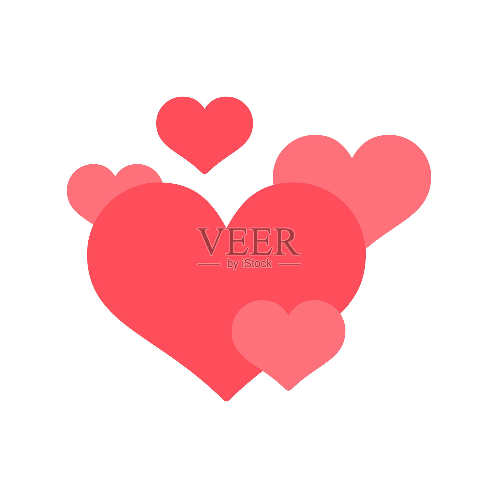 心的图标插画图片素材