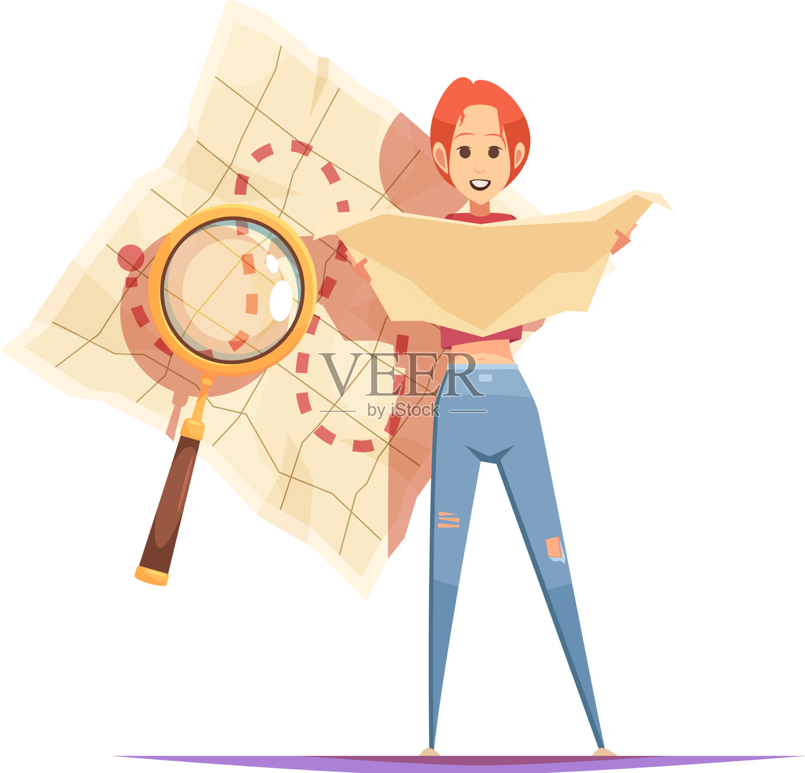 任务构成地图设计元素图片