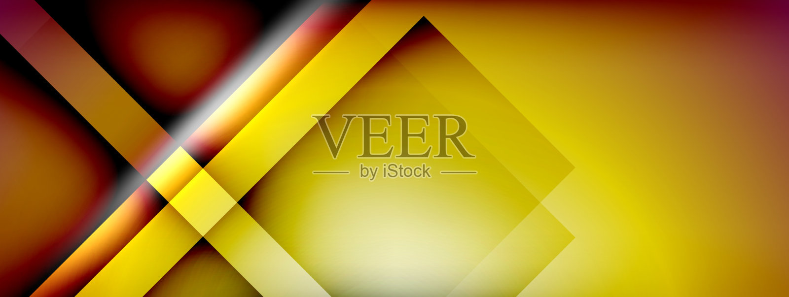 光和影的方块和线条抽象插画图片素材