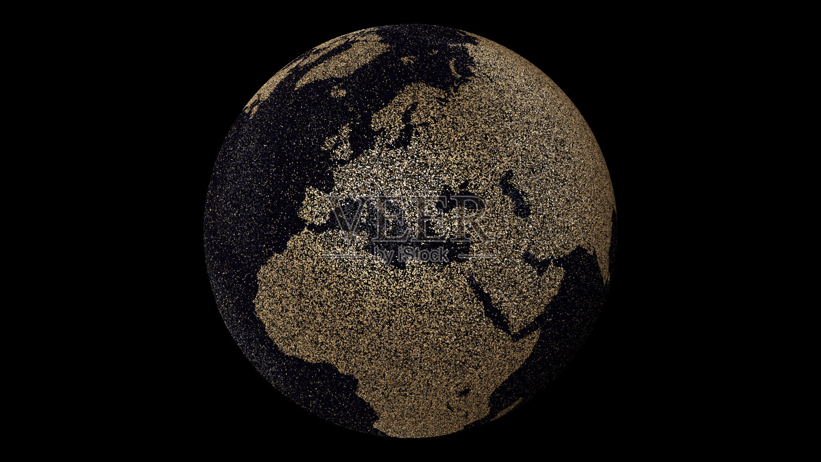 闪闪发光的地球照片摄影图片