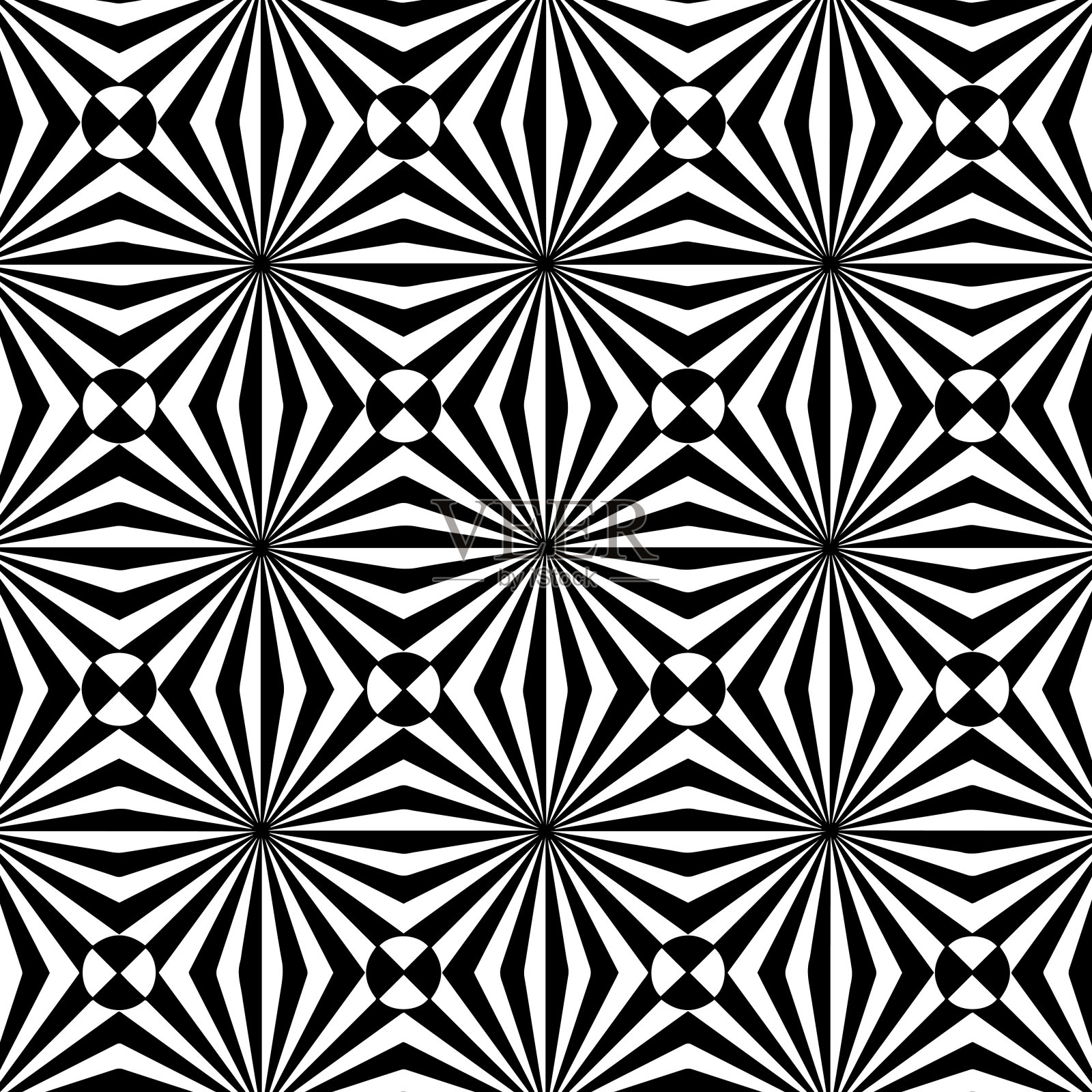 抽象的黑白图案设计插画图片素材