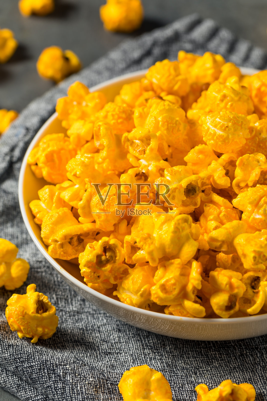 自制芝士爆米花照片摄影图片